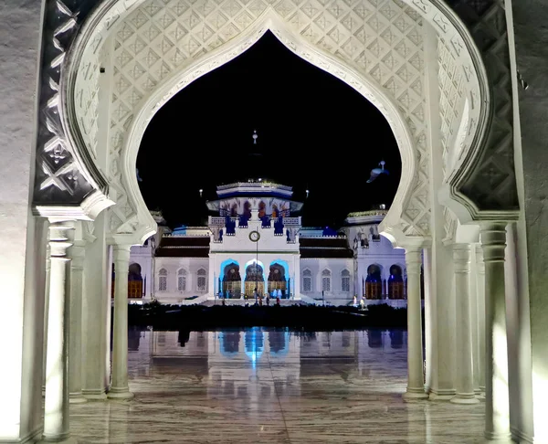 Baiturrahman Mecset Aceh Indonéziabaiturahman Mecset Egy Történelmi Mecset Tanúja Volt — Stock Fotó