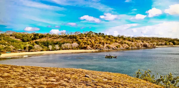 Die Schönheit Der Rosa Strand Lombok Indonesien Tangsi Beach Ist — Stockfoto