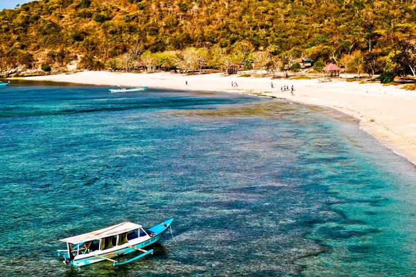 Ομορφιά Του Ροζ Παραλία Στο Lombok Ινδονησία Tangsi Beach Είναι — Φωτογραφία Αρχείου