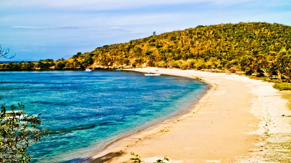 Die Schönheit Der Rosa Strand Lombok Indonesien Tangsi Beach Ist — Stockfoto