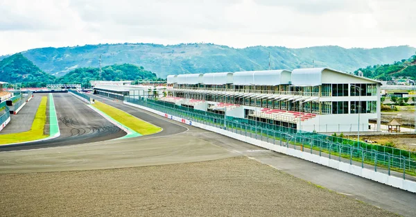Moto Gp赛车场在印度尼西亚曼达利卡赛道举行 曼达利卡赛道是世界上最新最漂亮的Gp赛道 — 图库照片