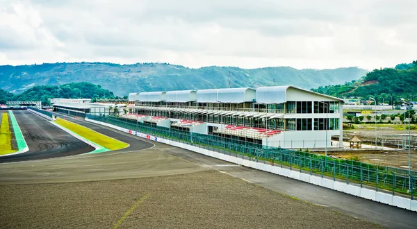 Pista Moto Tomada Mandalika Circuit Indonesia Circuito Mandalika Más Nuevo — Foto de Stock