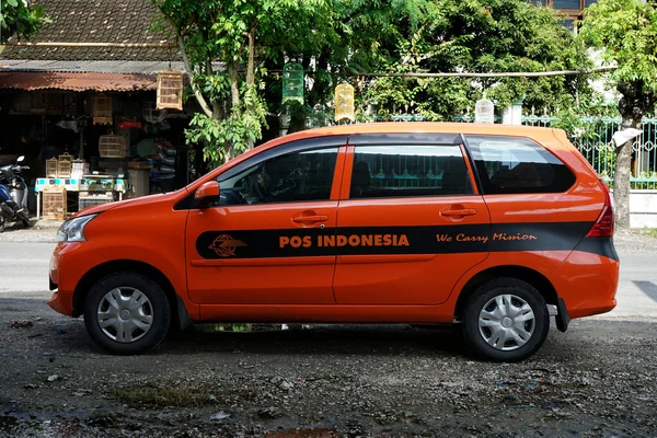 Lamongan East Java Indonesia Marzo 2022 Auto Ufficiale Dipendenti Pos — Foto Stock