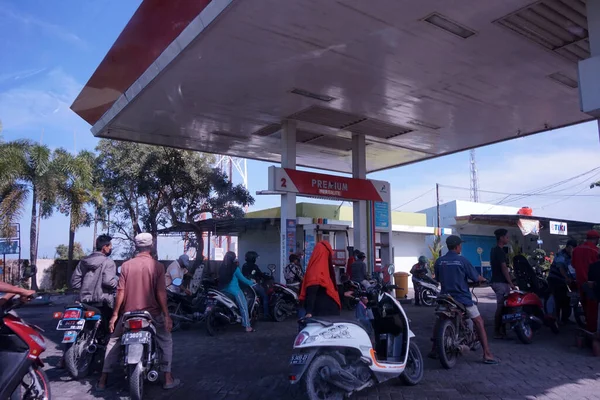 Lamonagn Jatim Indonesia Indonesia March 2022 Pertamina Fuel Station — 스톡 사진