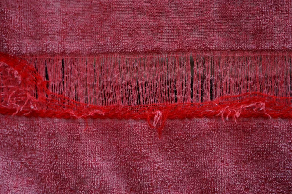 Zbliżenie Starej Tekstury Ręcznika — Zdjęcie stockowe