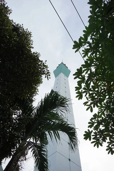 Gresik Ostjava Indonesien März 2022 Minarett Der Großen Moschee Von — Stockfoto