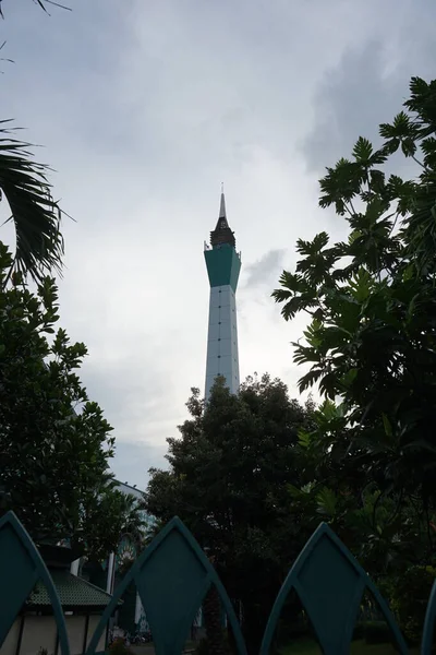 Gresik Oost Java Indonesië Maart 2022 Minaret Van Grote Moskee — Stockfoto