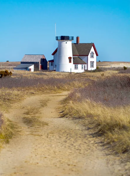 Stage Harbor Leuchtturm Chatham Cape Cod — Stockfoto