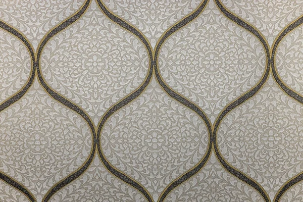 Dikensiz damaske süsü olan eski duvar halısı arka planı