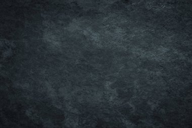 Koyu kasvetli siyah grunge yüzey arkaplanı ile lekeli doku