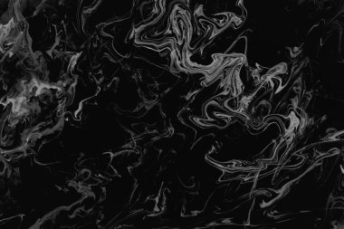 Soyut siyah sıvı arkaplan. Mermer gradyan mürekkep girdabı dokusu