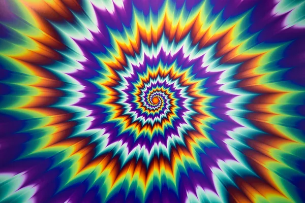 Hareketli nesneler yanılsaması ile soyut illüzyon arka planı