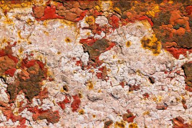 Aşınmalı Grunge arka planı ve yüzey dokusunda derin çatlaklar