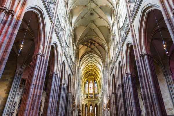 Prag Daki Vitus Katedrali Çek Cumhuriyeti — Stok fotoğraf