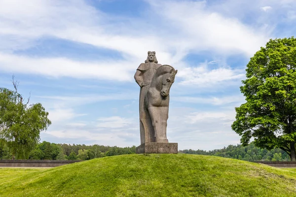 Vytautas Grand Monument Pierre Aux Birstonas Lituanie Juin 2022 — Photo