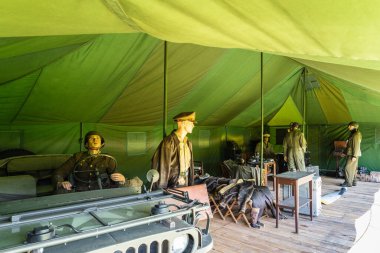 2. Dünya Savaşı Askeri Tarih Müzesi. Ketrzyn, Polonya, 11 Haziran 2022.