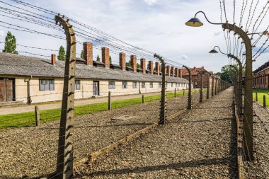 Auschwitz - Birkenau toplama kampı. Oswiecim, Polonya, 17 Temmuz 2022.