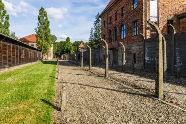 Auschwitz-Birkenau toplama kampı. Oswiecim, Polonya, 17 Temmuz 2022.