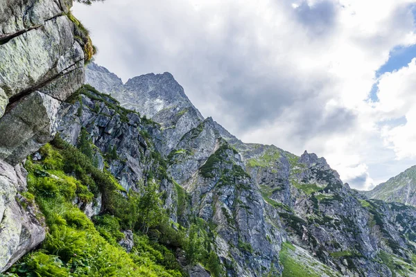 Yüksek Tatras Ulusal Parkı 'nın dağ manzarası, Polonya.