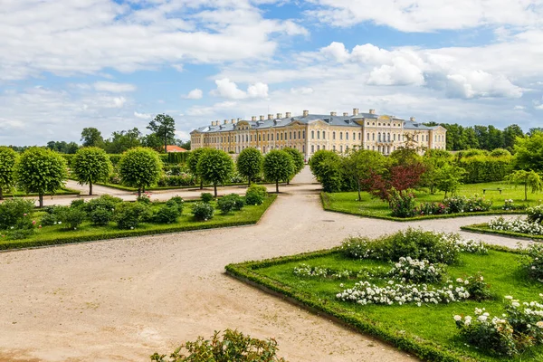 Gardens Rundale Palace Latvia Pilsrundale Latvia July 2022 — Foto de Stock