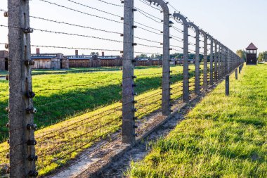 Auschwitz - Birkenau toplama kampı. Soykırım anıtı. Oswiecim, Polonya, 17 Temmuz 2022.