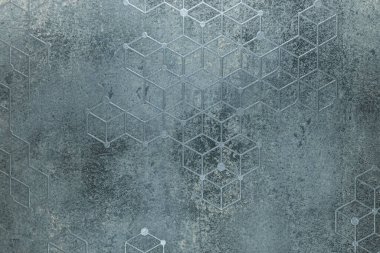 Duvar halısı arkaplan dokusu ve tekrarlanan tuval süsü.