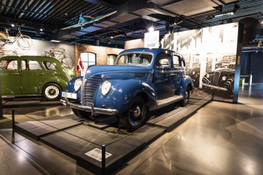 Ford - Vairogs Standart V8 - Classic retro car. Riga motor museum. Riga, Latvia, 17 August 2022.