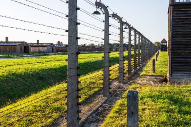 Auschwitz - Birkenau toplama kampı. Soykırım anıtı. Oswiecim, Polonya, 17 Temmuz 2022.