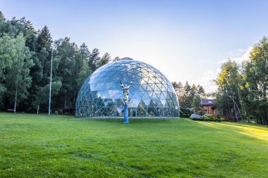 The healing Pyramid of Merkine. Merkine, Lithuania, 7 August 2022.
