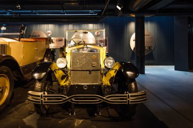 Fiat 503 - Classic retro car. Riga motor museum. Riga, Latvia, 17 August 2022.