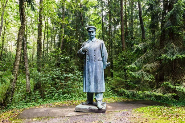 Monument Staline Dirigeant Politique Soviétique Druskininkai Lituanie Septembre 2022 — Photo