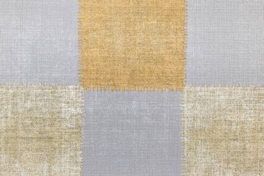 Değişik kalınlıklarda rastgele aralıklı yatay çizgilerle keten duvar örtüsü dokusu.