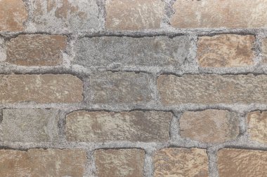 Eski tuğla desenli duvar kaplaması arkaplanı.