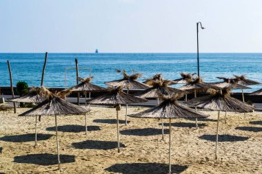 Karadeniz kıyıları ve sahil manzarası, Balchik, Bulgaristan.