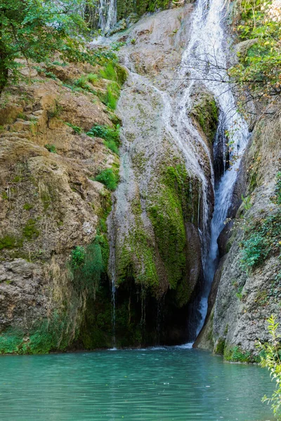 Wodospad Kaya Bunar Bułgarii Pobliżu Veliko Tarnovo — Zdjęcie stockowe