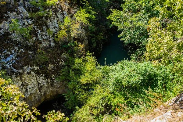 Ekopateka Hotnitsa Είναι Αλυσίδα Των Ξύλινων Γεφυρών Που Σας Βοηθά — Φωτογραφία Αρχείου