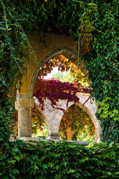 Balchik Palastgarten Herbsttag Residenz Der Königin Maria Von Rumänien Erbaut — Stockfoto