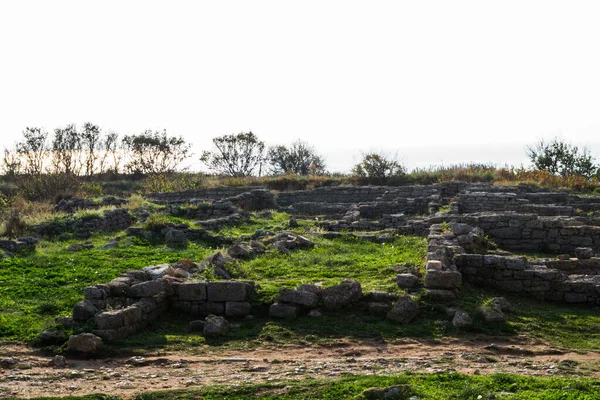 Cape Caliacra Egy Természeti Műemlék Bolgár Dobrogea Quadrilateral Amely Egy — Stock Fotó