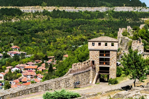 Krásný Výhled Město Veliko Tarnovo Pevnost Tsarevets Bulharsko — Stock fotografie
