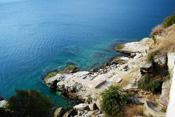 Yunanistan Kavala Kentinde Antik Bir Limanın Kalıntıları — Stok fotoğraf