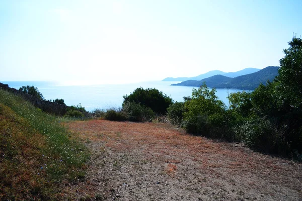 그리스의 스타기라 바라본 아름다운 칼키디키 마케도니아 중부에 — 스톡 사진