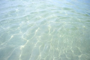 Kum tepeleri, deniz altında güneş ışığıyla dalgaların oluşturduğu kum tepeleri.