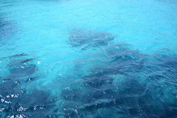 Schöne Farbe Des Meerwassers Auf Der Insel Antipaxos — Stockfoto