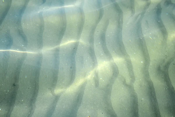Песчаные Дюны Сделанные Волнами Морской Водой Солнечным Светом — стоковое фото