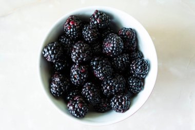 Böğürtlen grubunun makro görüntüsü.