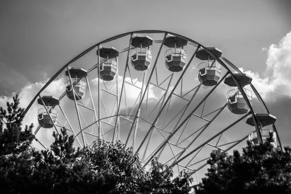 Ruské Kolo Dětského Městského Parku Oraselul Copiilor Bukurešť Rumunsko — Stock fotografie