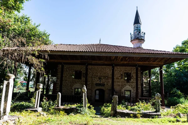 Mangalia Roménia Agosto 2021 Mesquita Sultão Esmahan Dos Monumentos Históricos — Fotografia de Stock