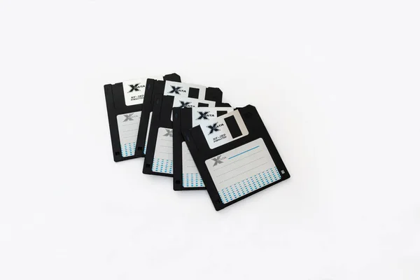 Bucharest Romania February 2022 Data 2Hd Floppy Disk Inch White — 스톡 사진