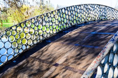 Tineretului Parkı, İlkbahar, Bükreş, Romanya.