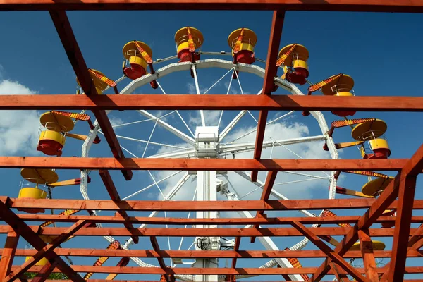 Roda Gigante Parque Bucareste — Fotografia de Stock